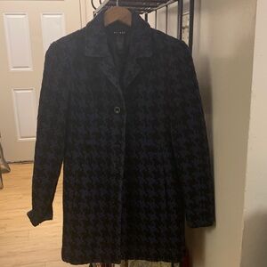 Axcess Black and Blue Pea Coat